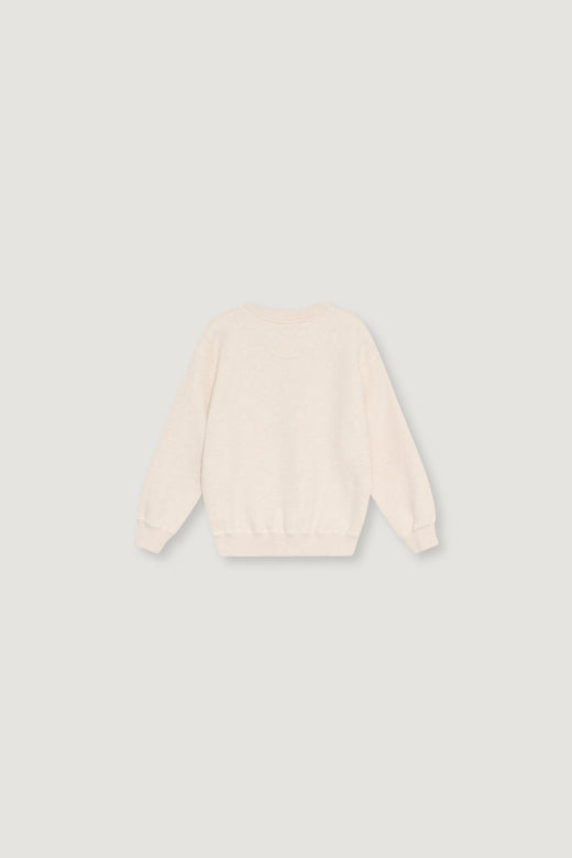 TNS Logo Sweatshirt Whisper White Melange, The New Society