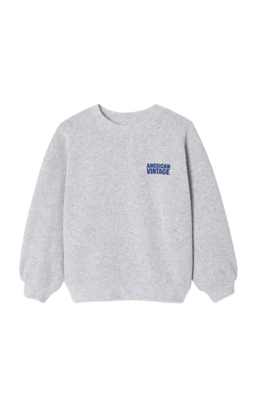 Evona kids sweat t shirt, Gris, American vintage