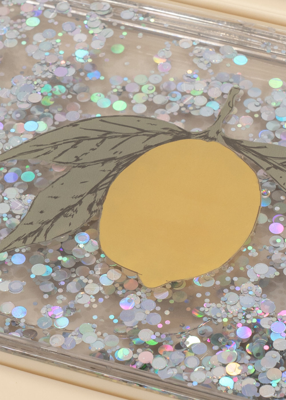 Glitter lunchbox Lemon, konges sjold
