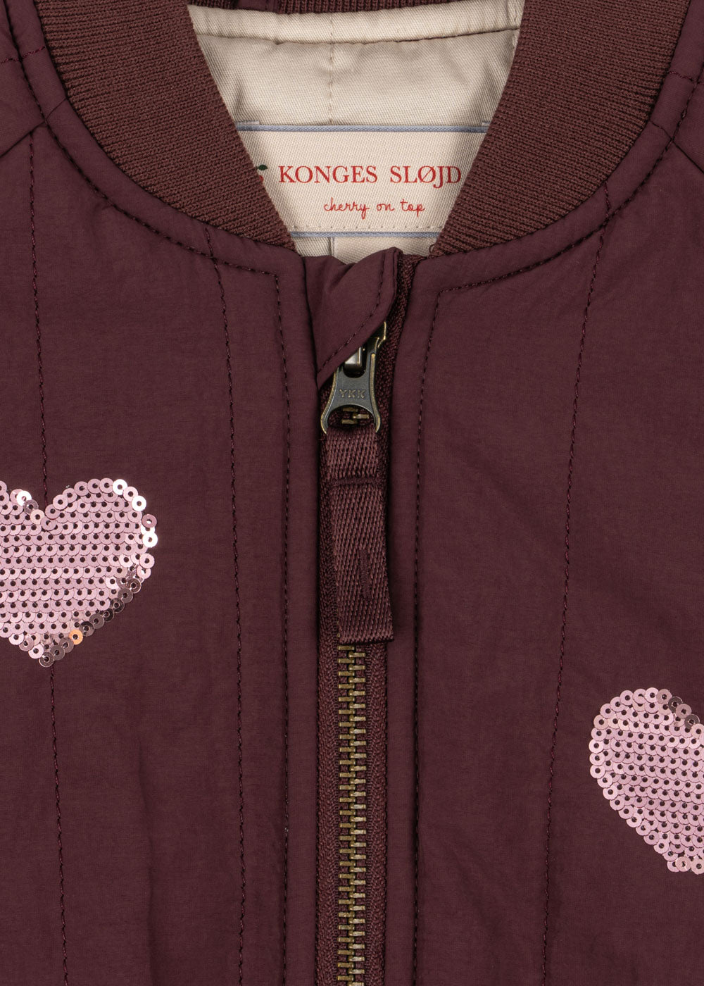 Juno Sequin Bomber Jacket decadent Chocolate, Konges Sjold