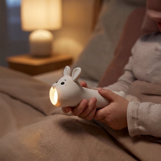 Siliconen zaklamp Konijn, Little L