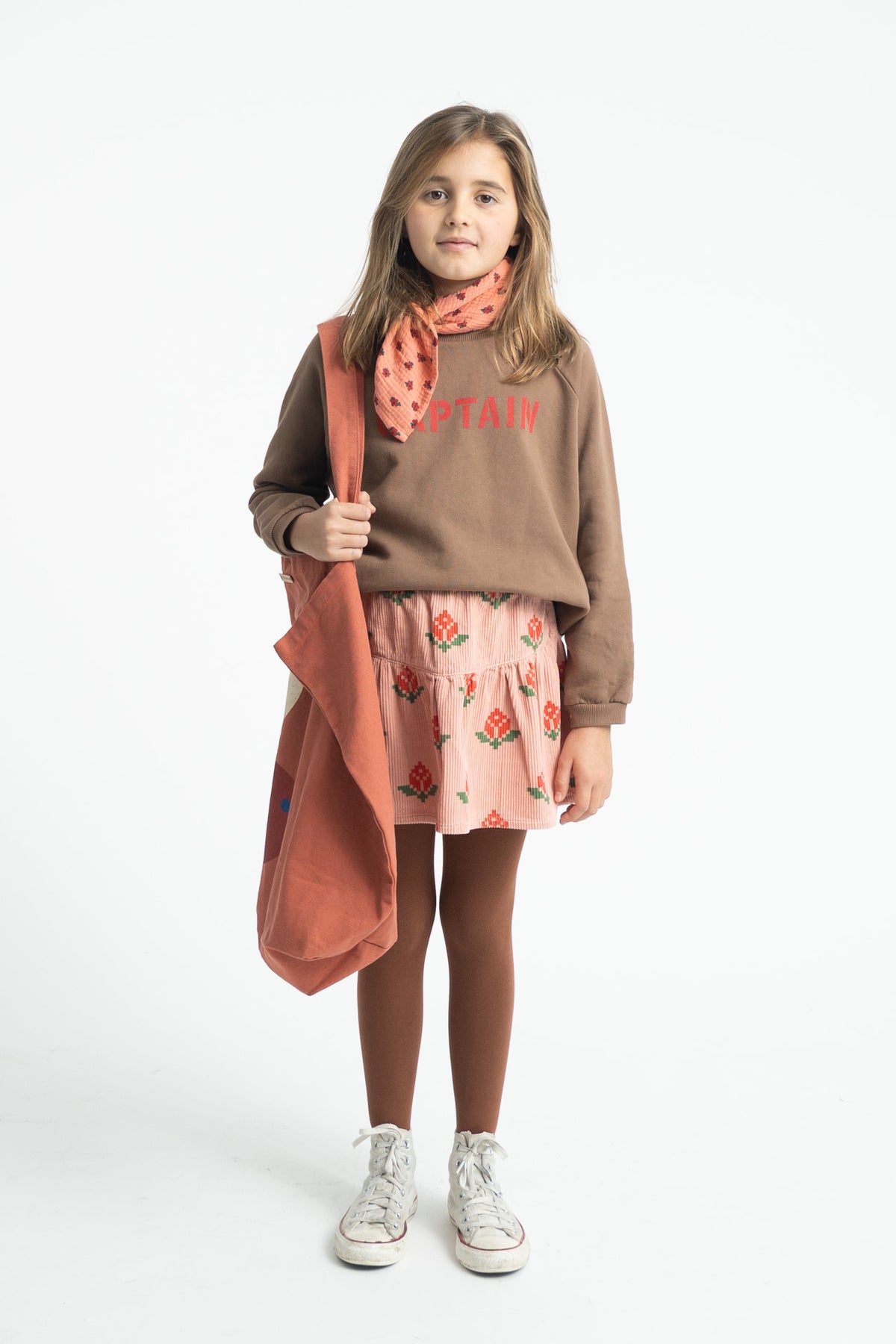 Short skirt | pink with big flowers, Piupiuchick