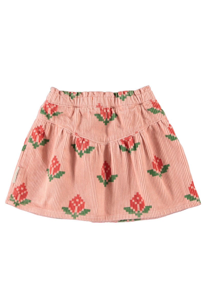 Short skirt | pink with big flowers, Piupiuchick