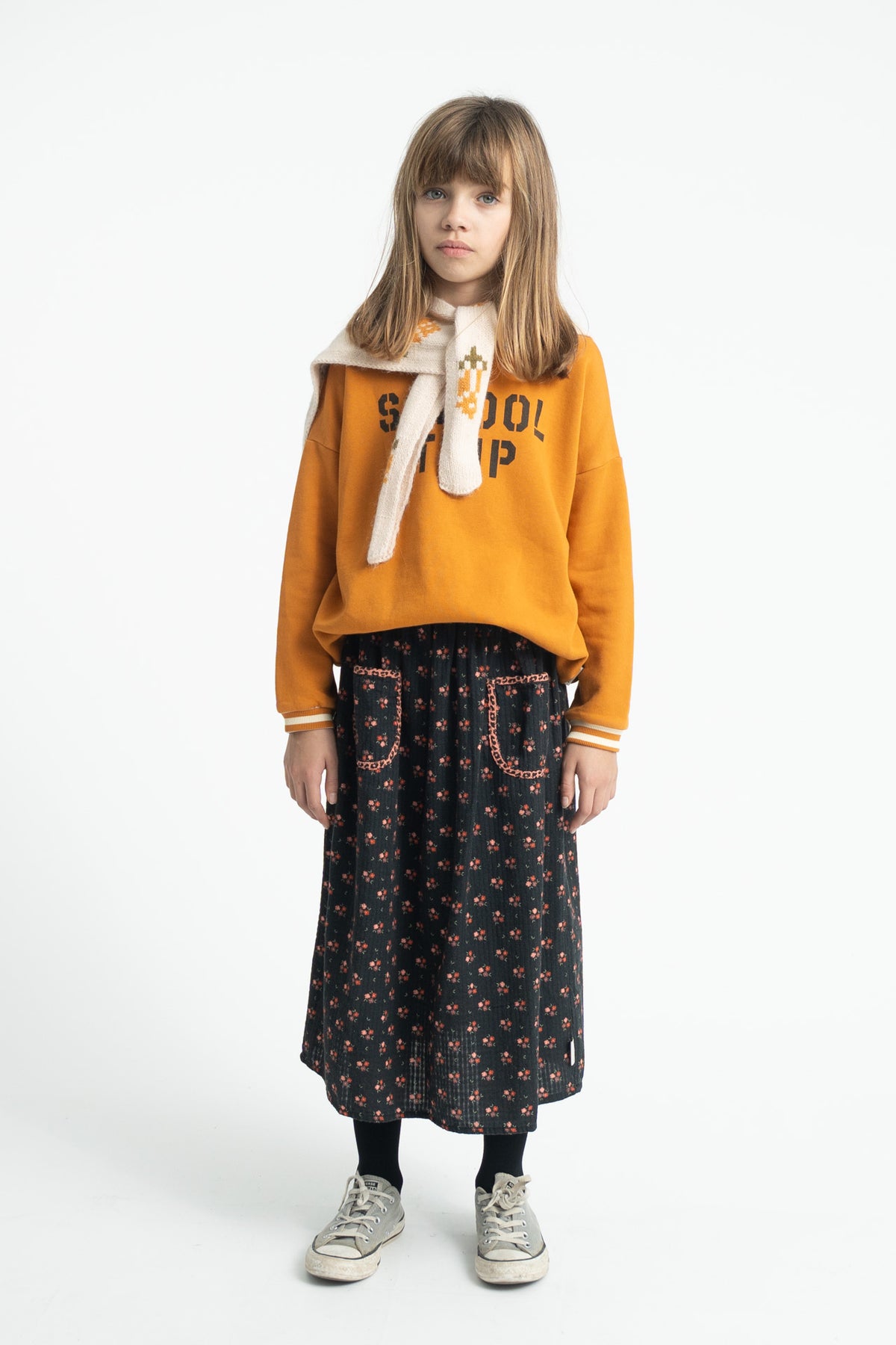 Sweatshirt | camel with "school trip" print, Piupiuchick