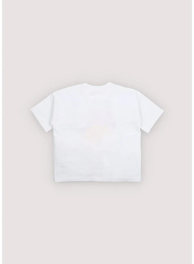 Smiley t-shirt Pure Cloud, The New Society