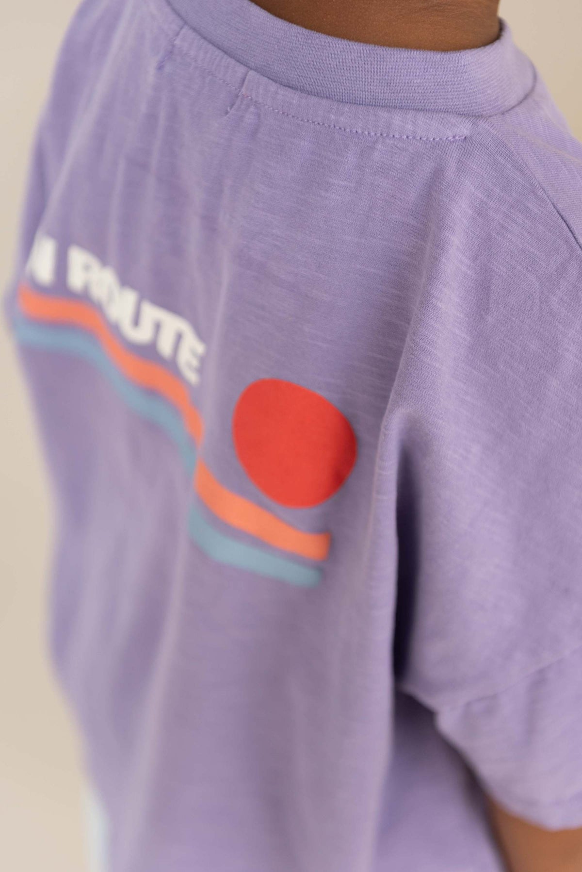 Ben oversized T-shirt Lavender Purple, Jenest