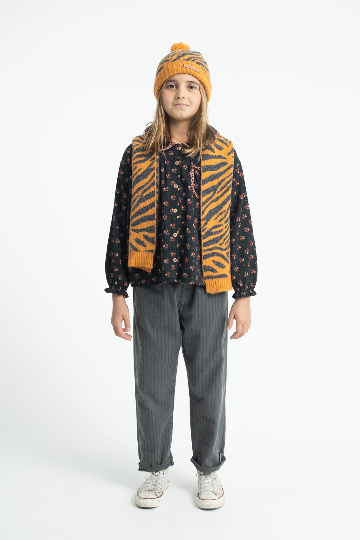 B.k trousers | grey with black stripes, Piupiuchick