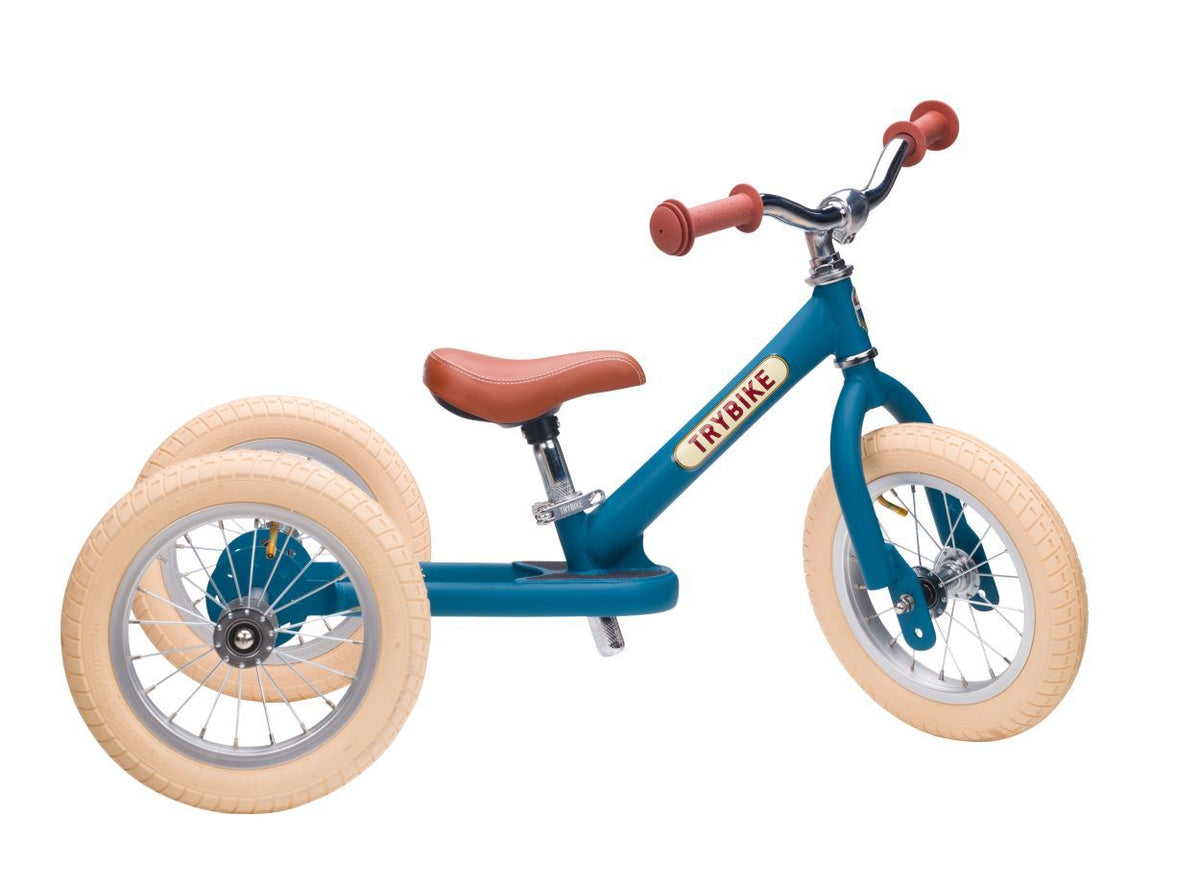Trybike Vintage Blue 2 in 1 driewieler