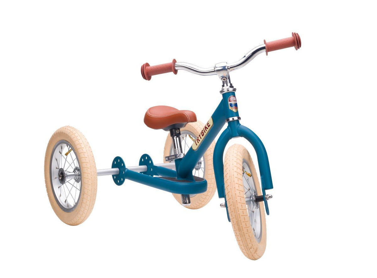 Trybike Vintage Blue 2 in 1 driewieler