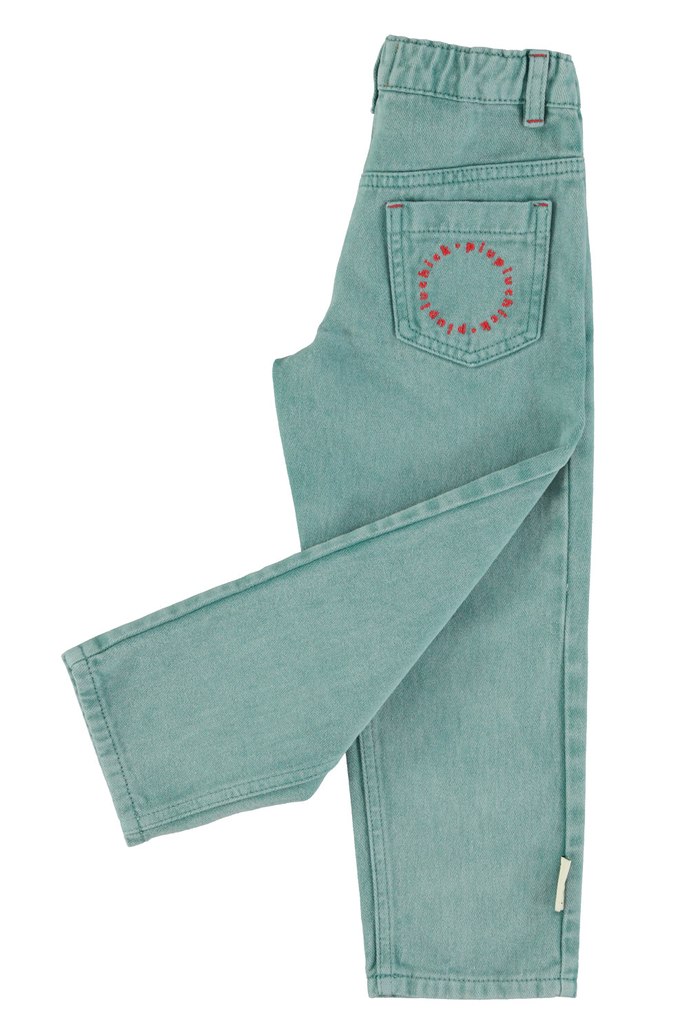 Unisex trousers washed green, Piupiuchick