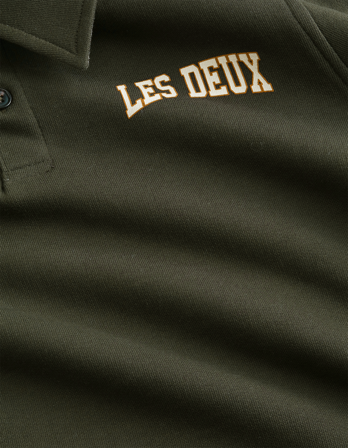 College rugby sweater Rosin Green, Les Deux