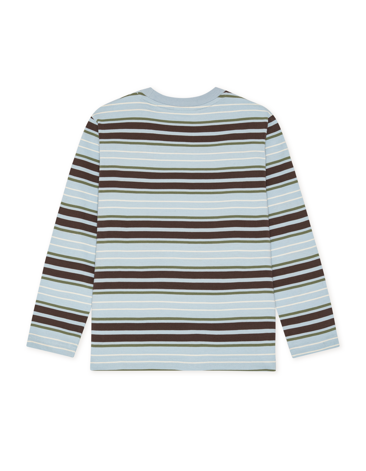 Longsleeve Stripes Skyway Blue, Les Deux