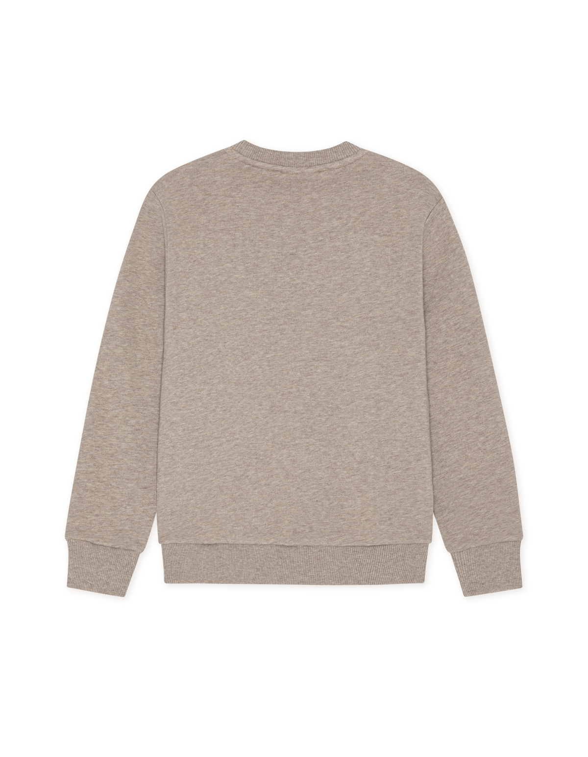College sweater dark sand melange, Les Deux