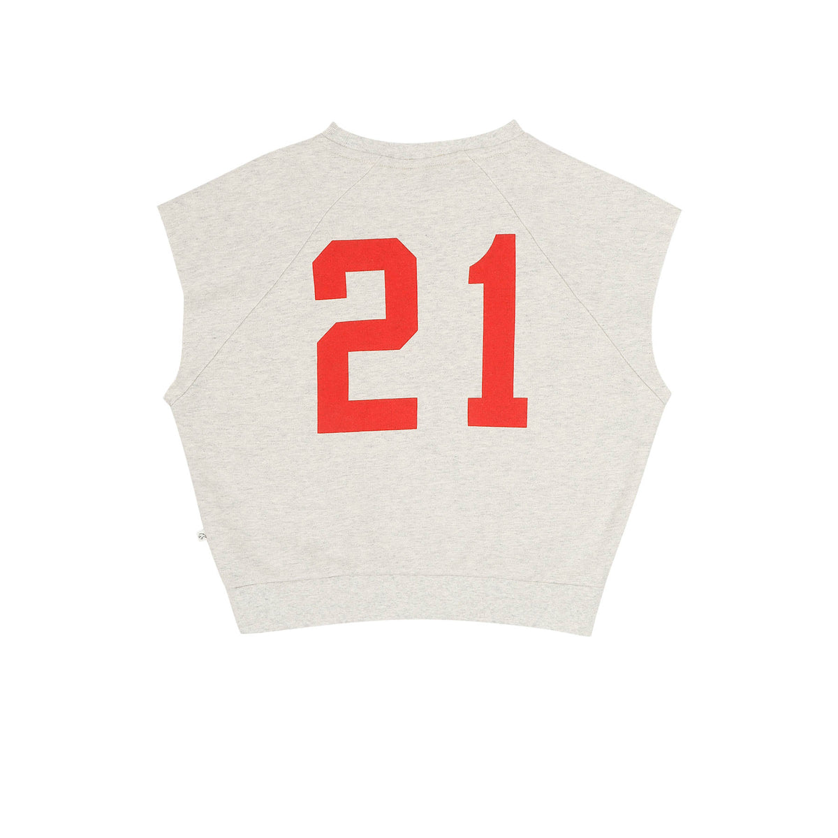 Joey sleeveless sweater grey melange, Jenest