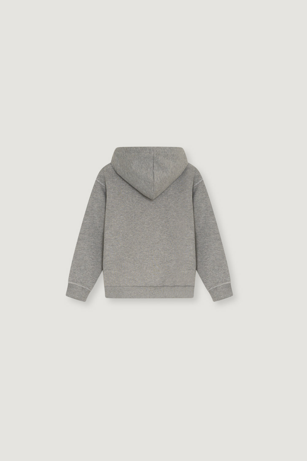 TNS Logo Hoodie Mid Grey Melange, The New Society