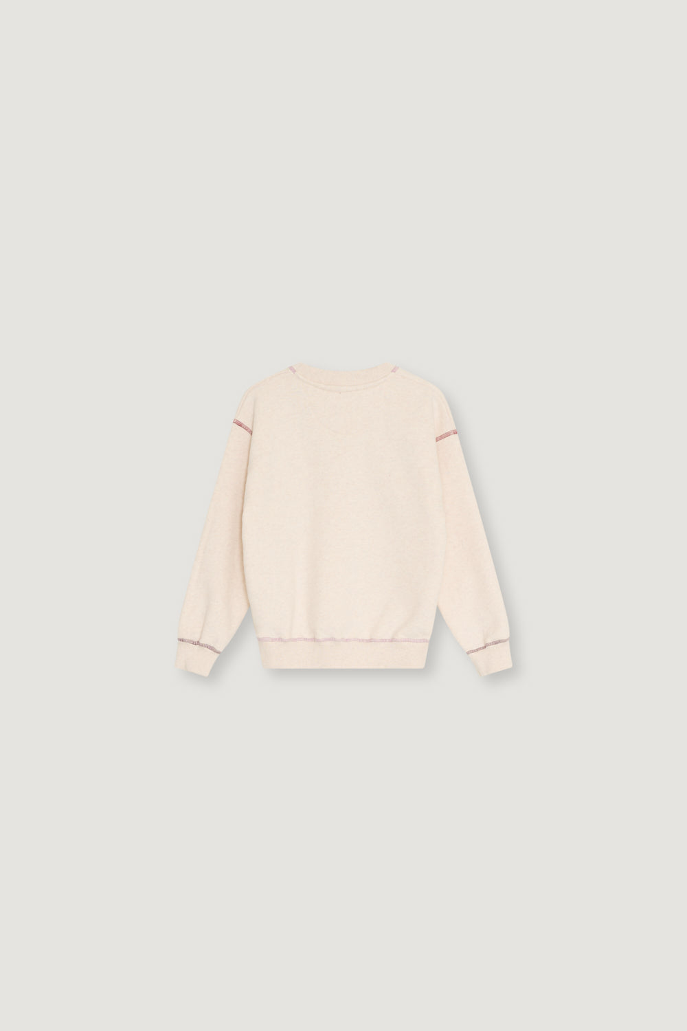 TNS Logo Sweatshirt Whisper White Melange Multicolor, The New Society