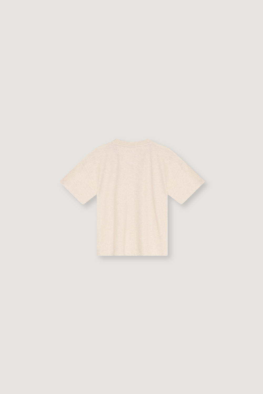 TNS Logo T-Shirt Whisper White Melange, The New Society