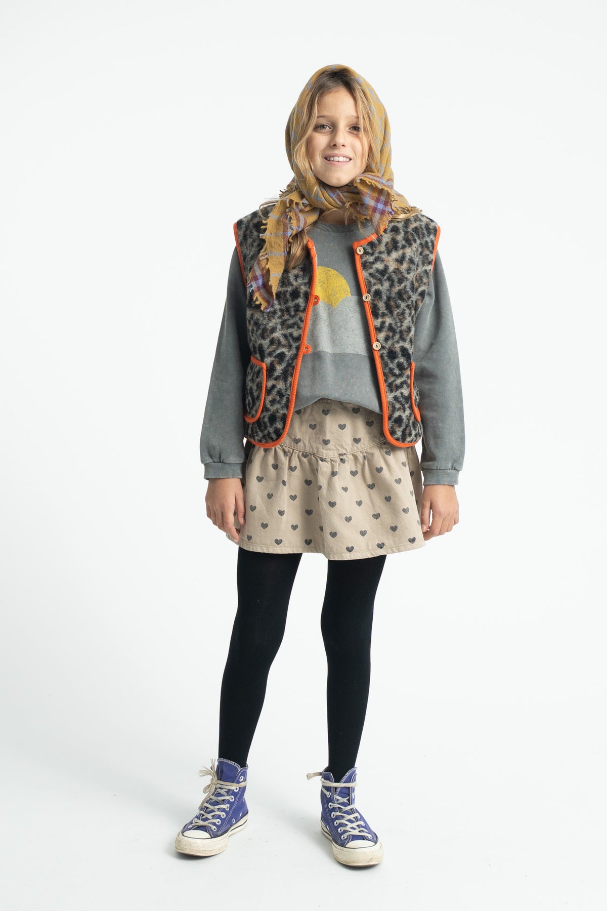 Waistcoat | grey animal print, Piupiuchick