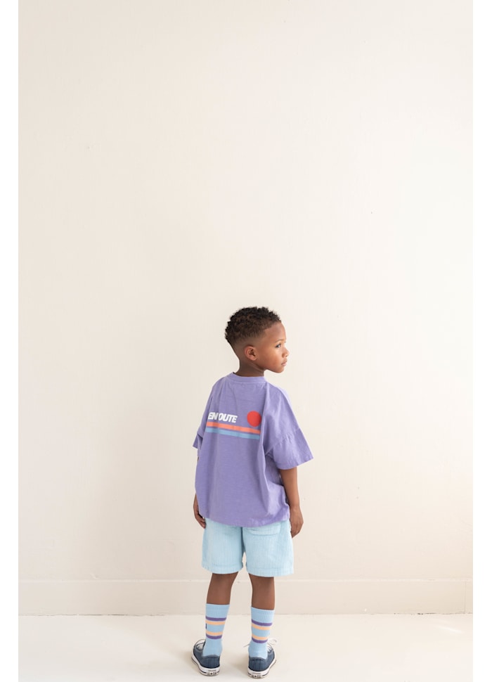 Ben oversized T-shirt Lavender Purple, Jenest